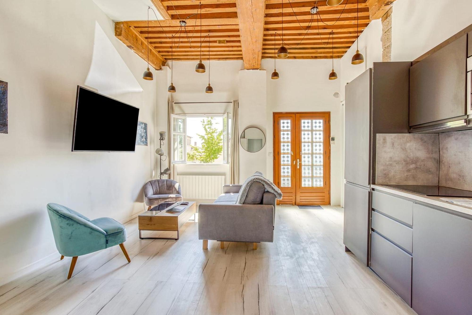 Charming 6-Person Apartment Terreaux & Croix Rousse Area Lyon Exterior photo